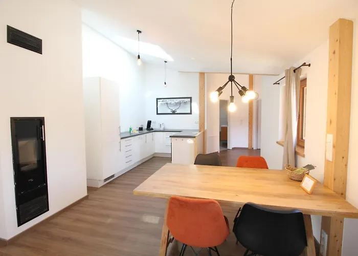 Appartement Allgaeu Huetten Loft - Grosszuegig - Terrasse *